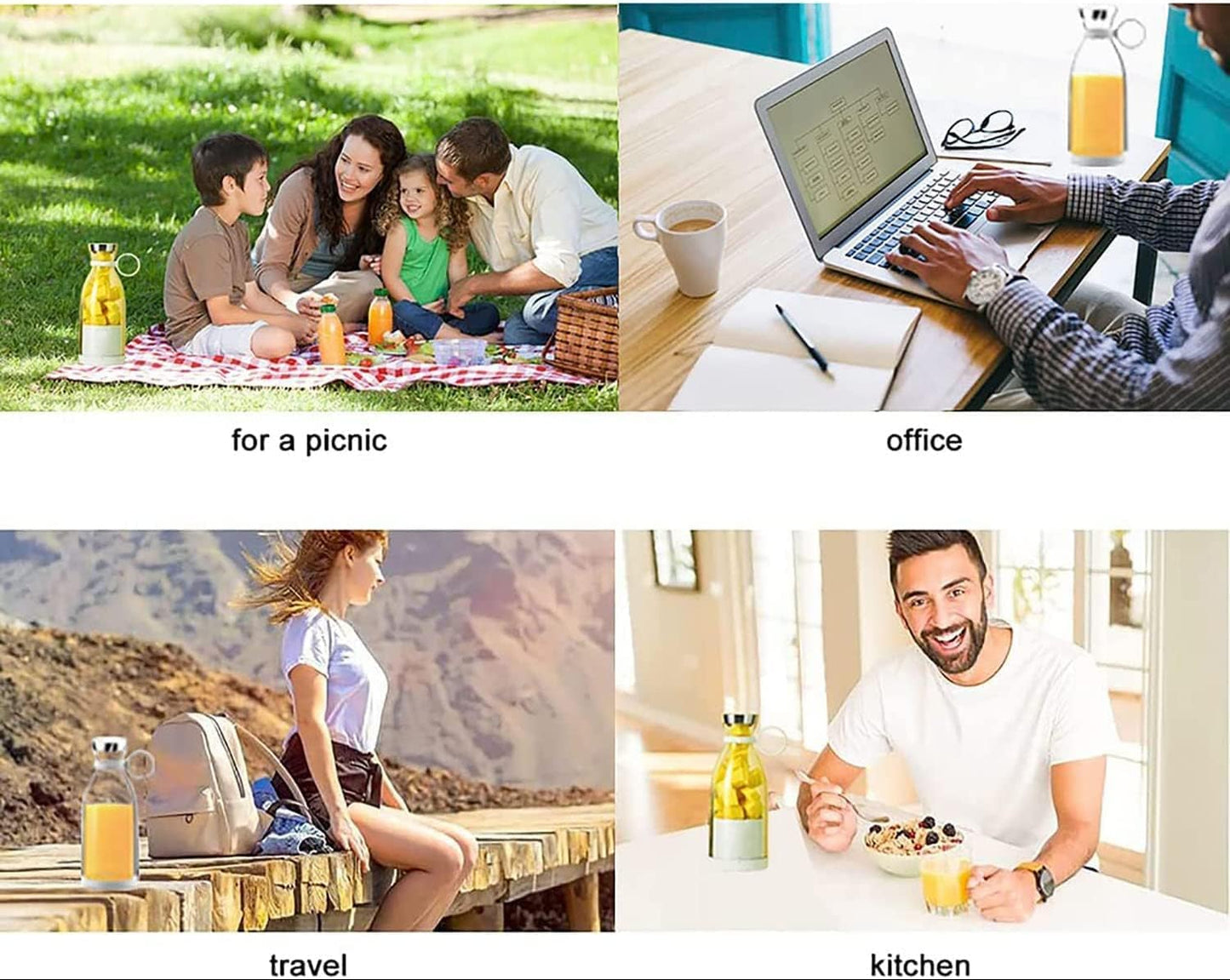 Mini Portable Fruit Juicer Bottle