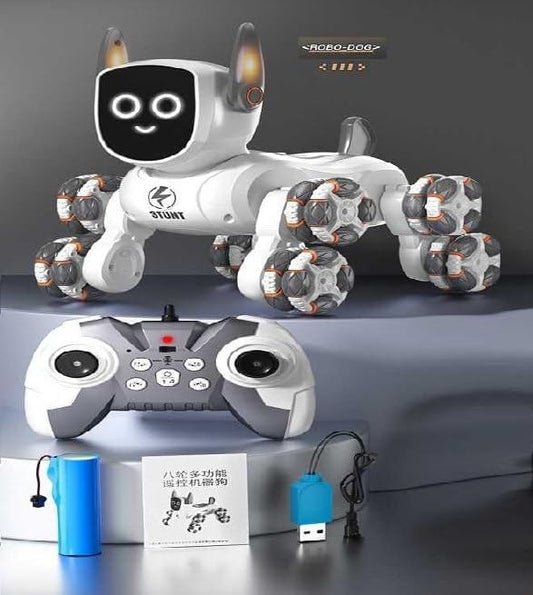 8-Wheel Multifunction RC Robot Dog