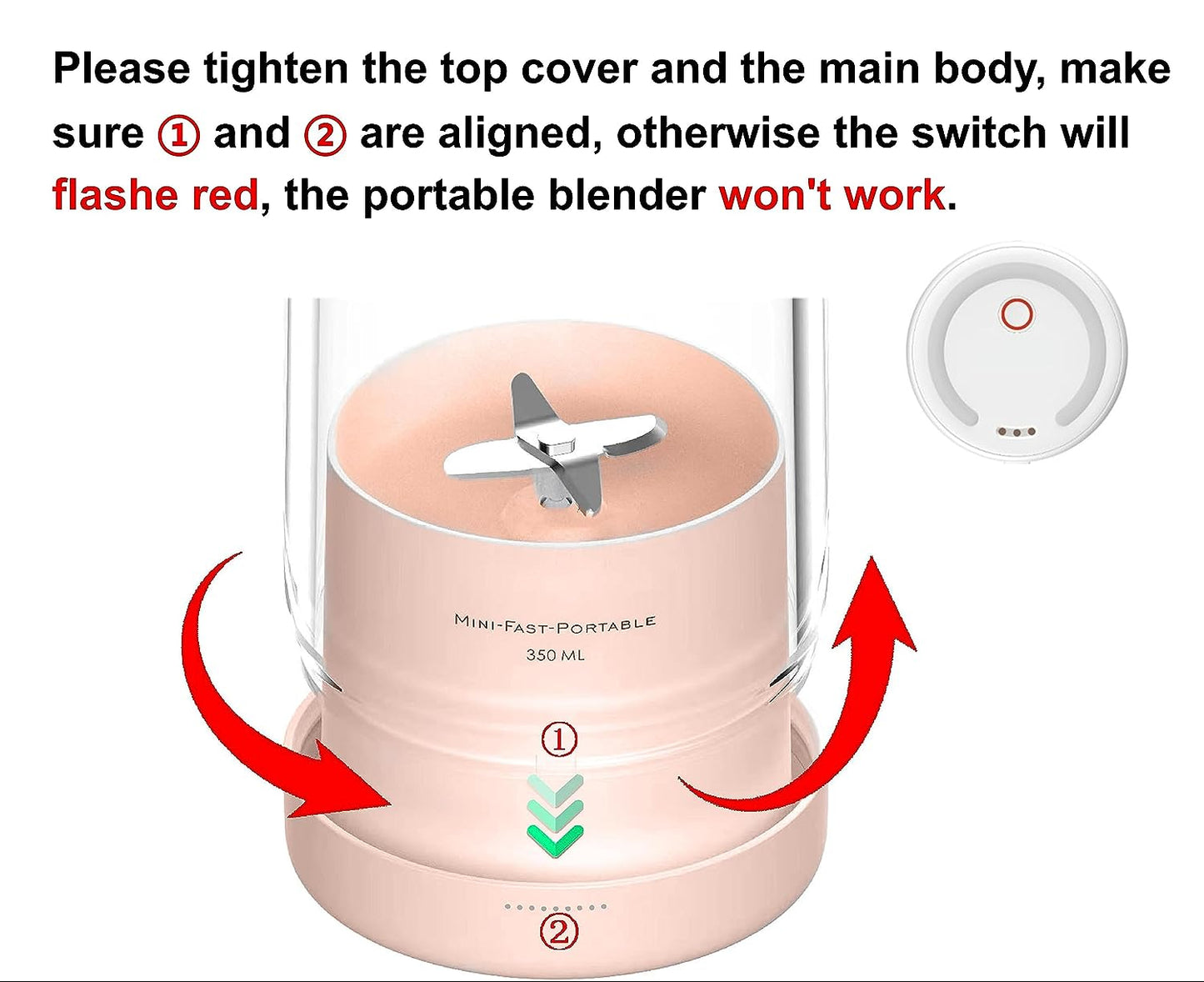 Mini Portable Fruit Juicer Bottle