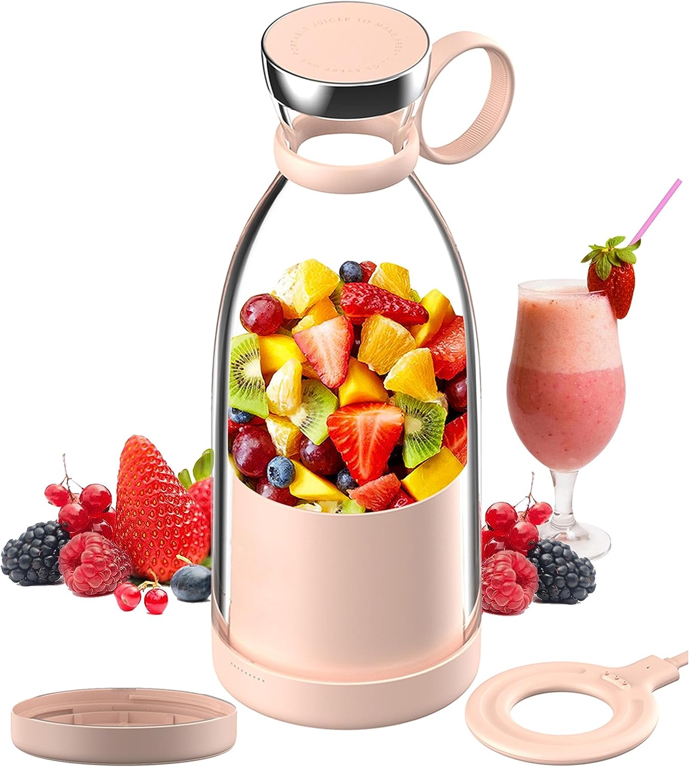 Mini Portable Fruit Juicer Bottle
