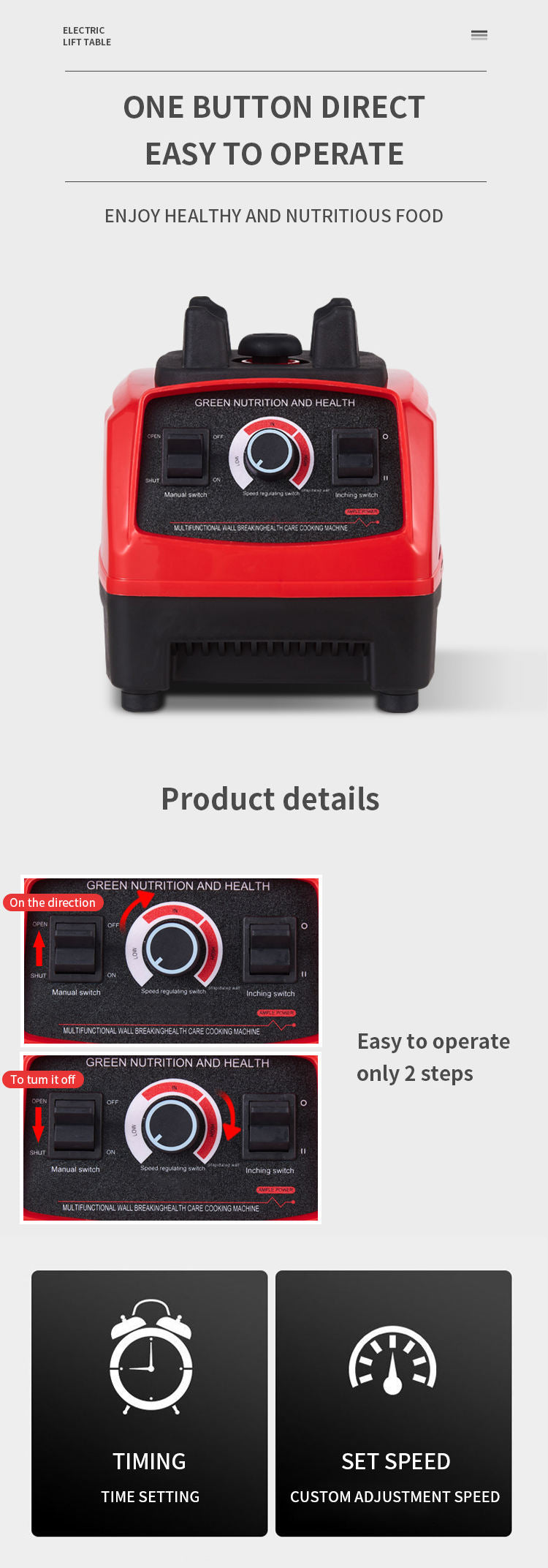 Golden Crest Electric Juicer