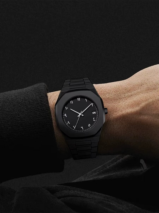 Stainless Steel Arabic Dial Watch